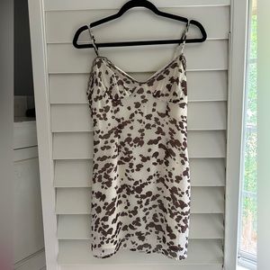 Cow Print Mini Dress
